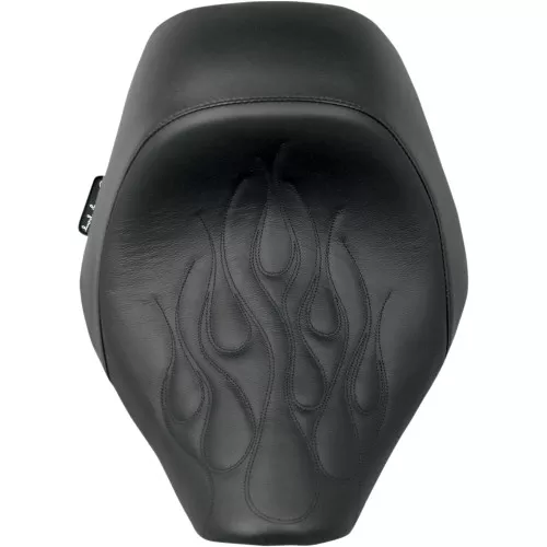 Danny Gray Speedcradle Solo Seat for 2008-2011 Harley Softail Rocker – Flames