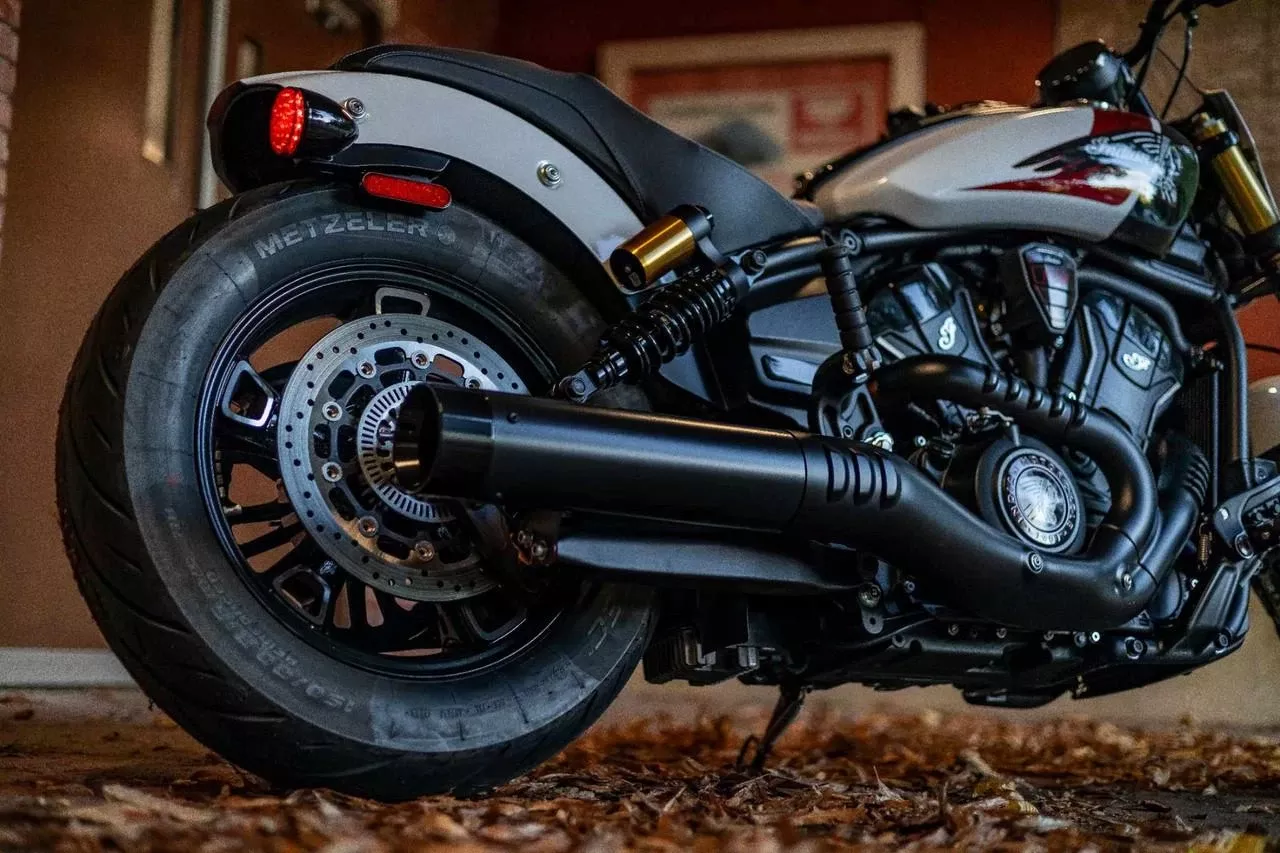 Dean Speed Rampage Slip On Muffler for ’25-Up Indian Scout – Black