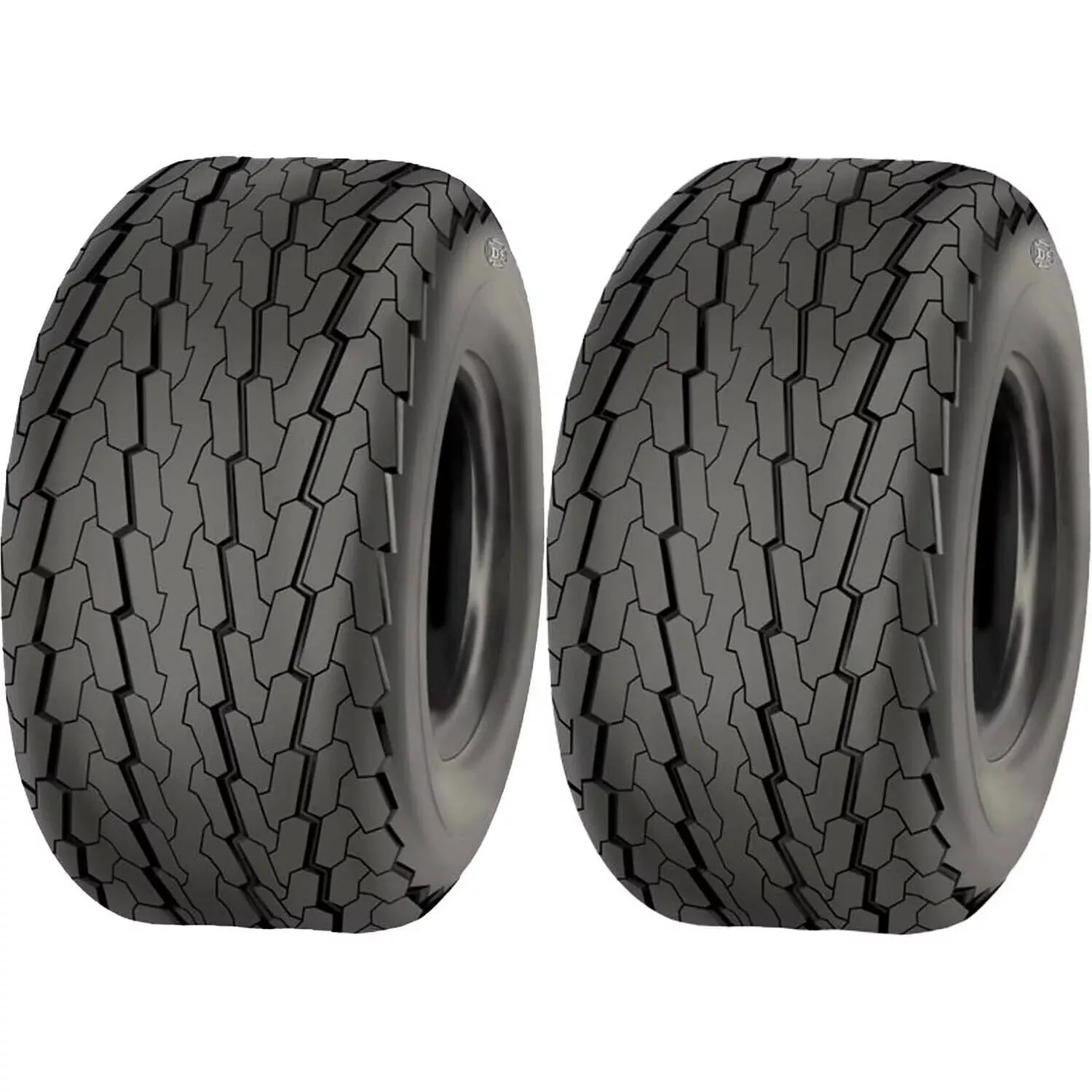 Deestone D268 Trailer Tire LRC 6ply 16.5×6.50-8 Pack of 2