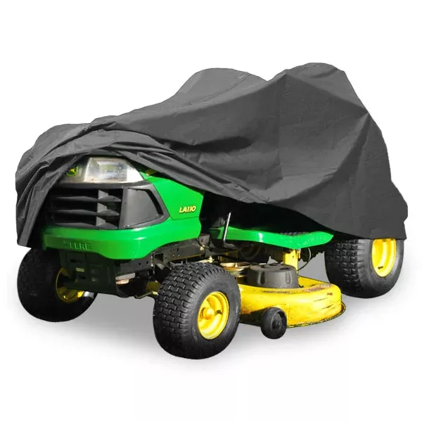 Deluxe Riding Lawn Mower Tractor Cover Fits Decks up to 54″ – Dark Grey