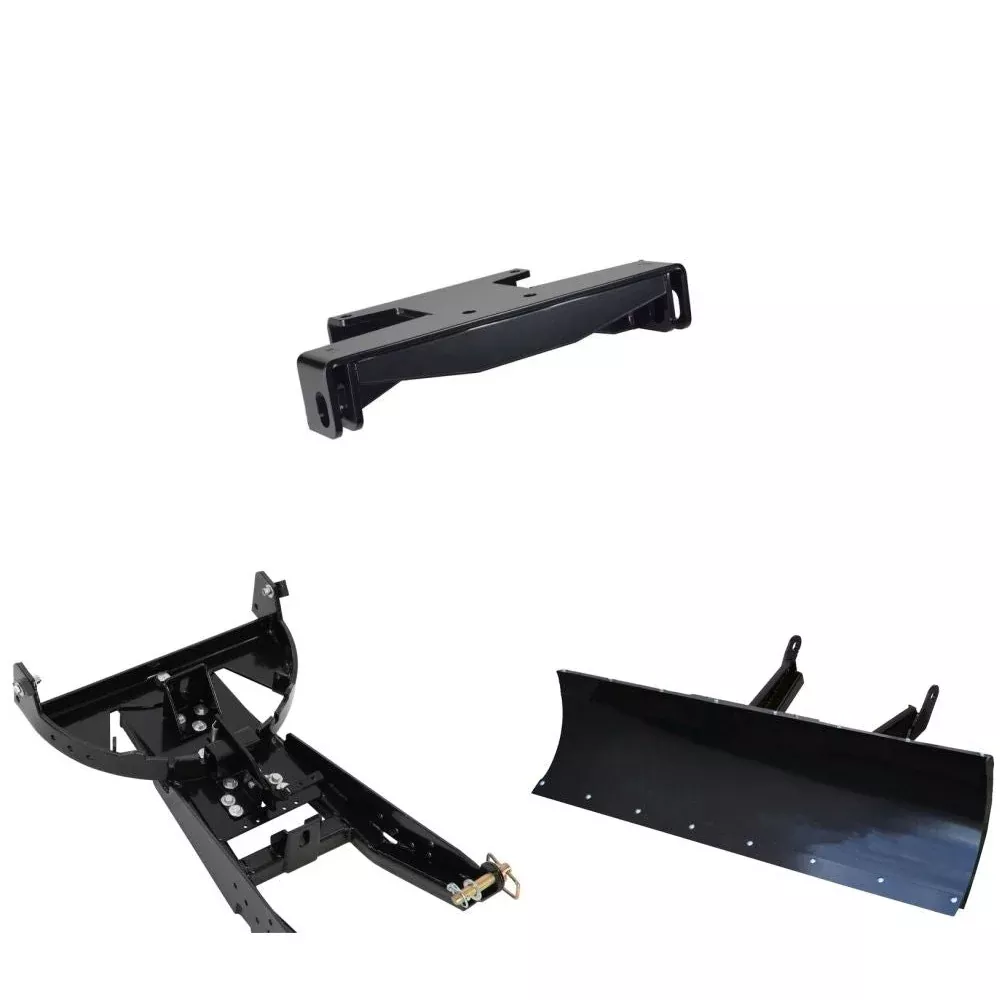 Denali Black UTV Snow Plow Kit For Arctic Cat Wildcat 1000 Sport 2012-2020