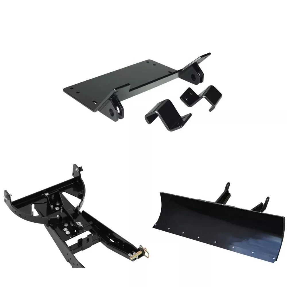 Denali Black UTV Snow Plow Kit For Can-Am Defender Max HD8 2016-2021