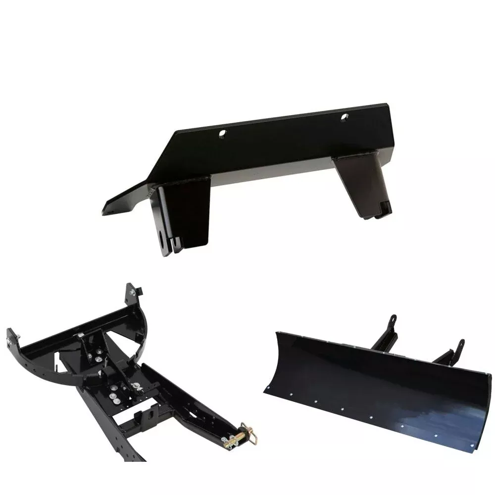 Denali Black UTV Snow Plow Kit For John Deere Gator XUV 855D 2011-2019