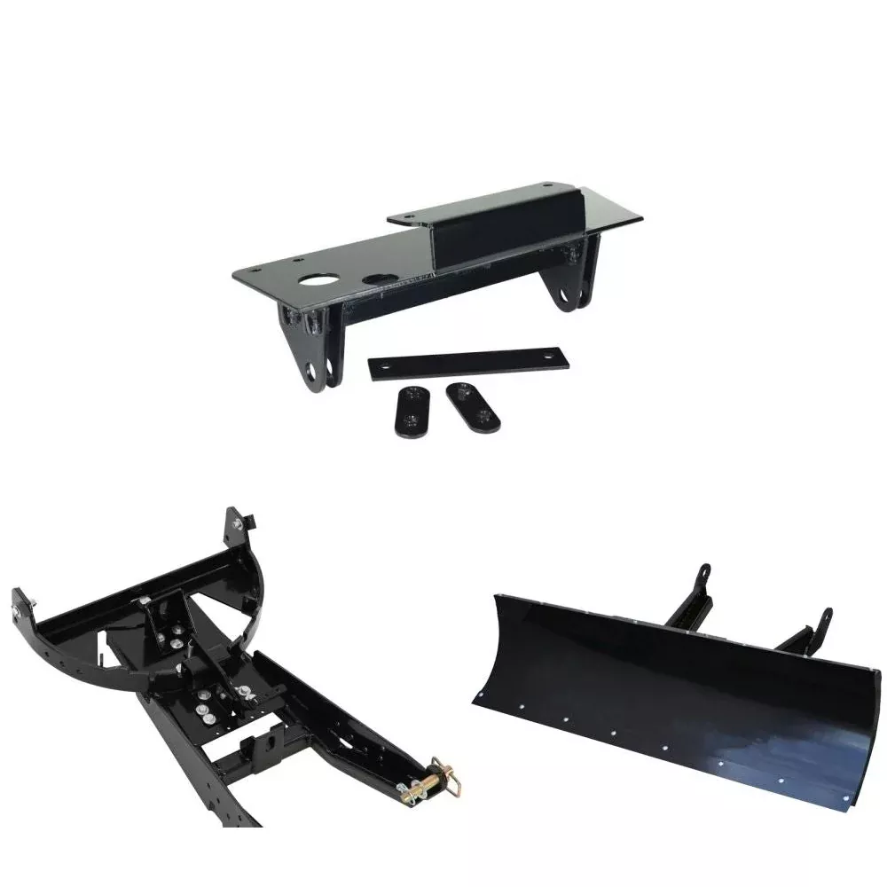 Denali Black UTV Snow Plow Kit For Kawasaki Teryx 800 KRF800 LE 2014-2021