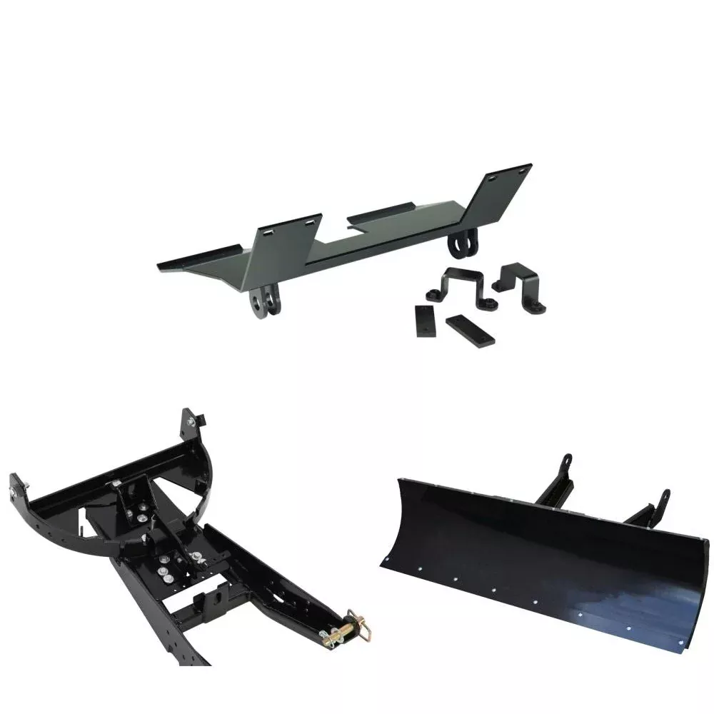 Denali Black UTV Snow Plow Kit For Odes UTVs Dominator 800 4X4 4 Door 2013-2016