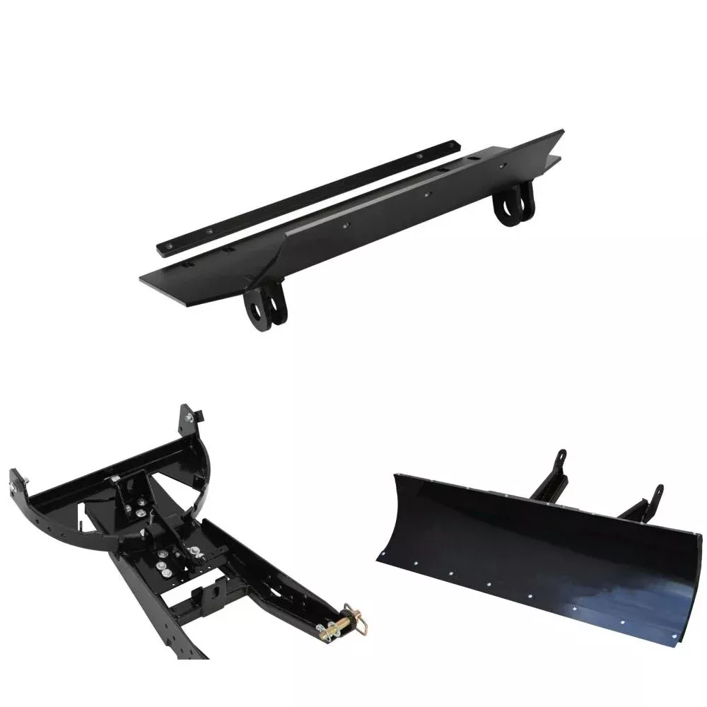 Denali Black UTV Snow Plow Kit For Polaris Ranger 1000 2002-2008