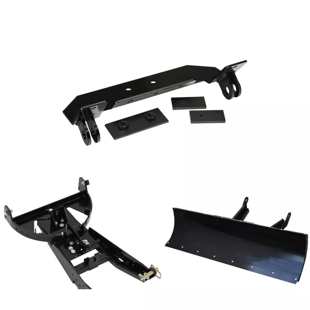 Denali Black UTV Snow Plow Kit For Polaris Ranger 500 2011-2020