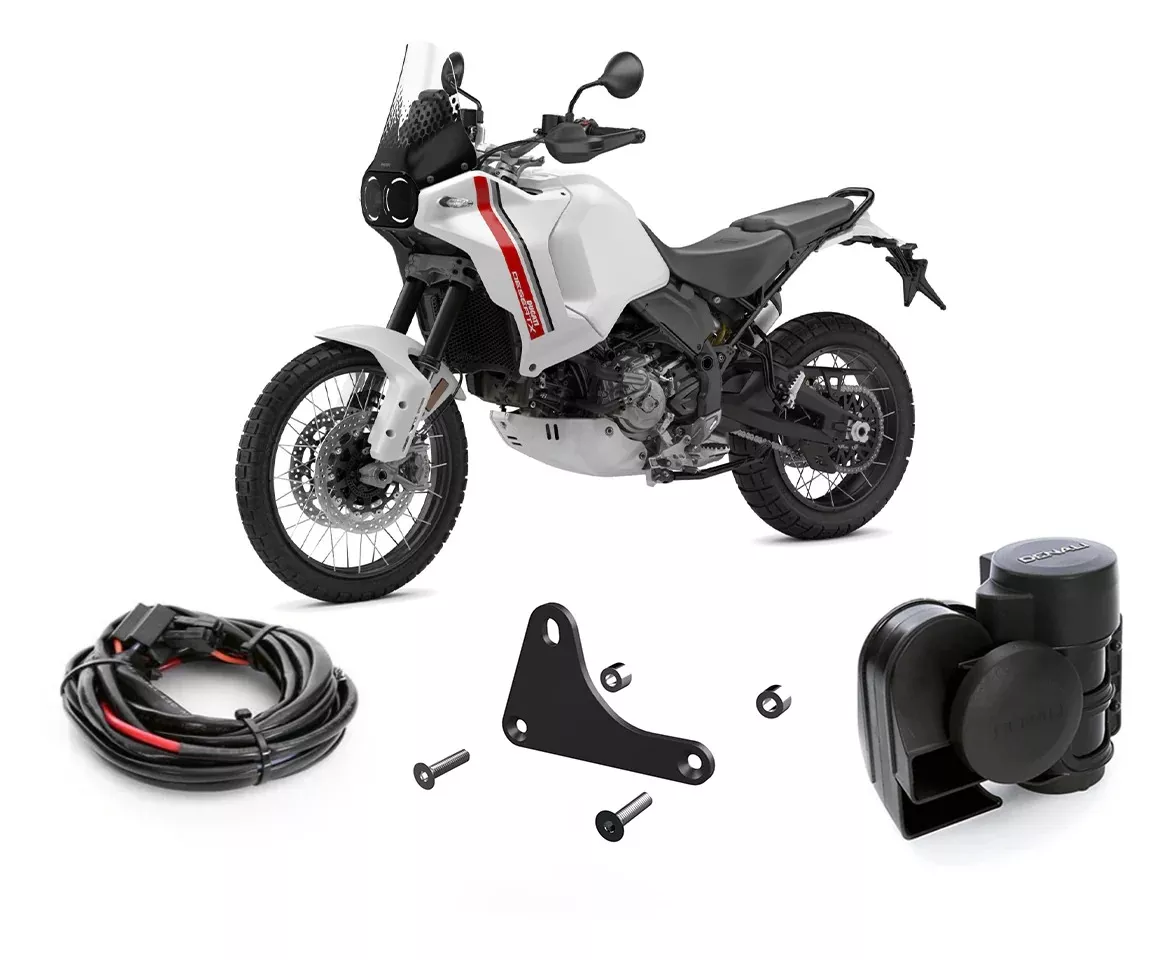 Denali SoundBomb Horn Bundle Ducati DesertX / Rally 2023-2026