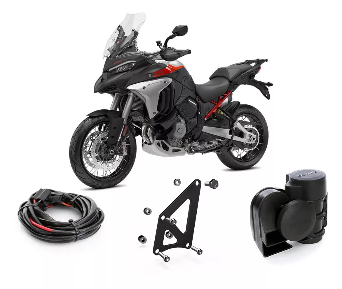 Denali SoundBomb Horn Bundle Ducati Multistrada V4 2021-2026