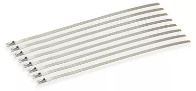 Design Engineering S.S. Locking Ties 8in.-8pk. 10201
