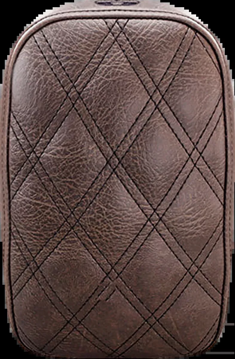 Detachable Pillion Pad – Lattice Stitched – Brown