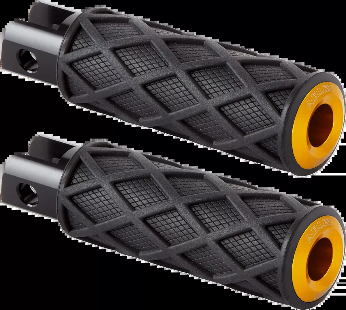 Diamond Footpegs - Driver - Gold