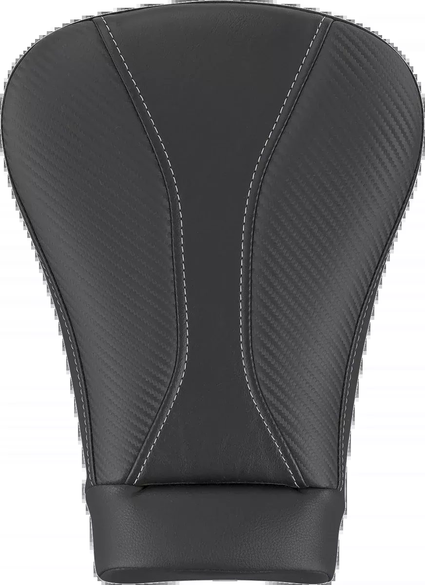 Dominator Pillion Pad – Sport – Black w/ Gray Stitching – FL ’08-’25