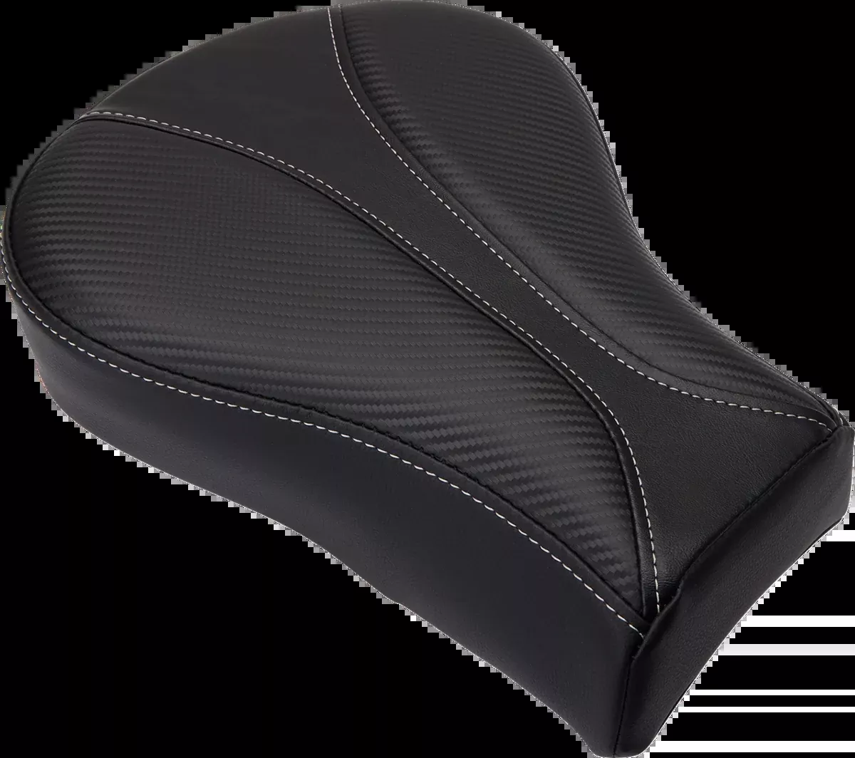 Dominator Pillion Pad – Standard Reach – Black w/ Gray Stitching – FL/FX ’06-’17