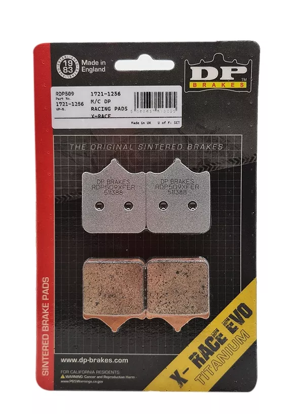 DP Brakes RDP X-Race Titanium Front Brake Pads RDP509