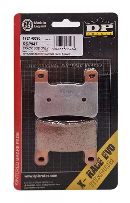 DP Brakes RDP X-Race Titanium Front Brake Pads RDP947