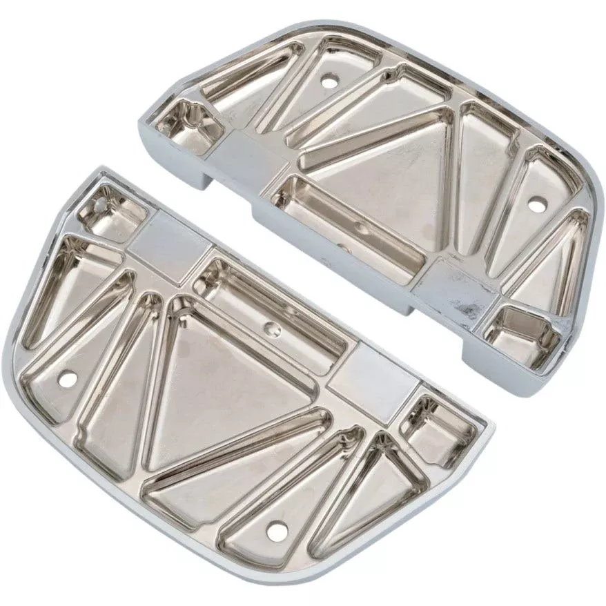 Drag Chrome Traditional Passenger Rear Floorboards Harley Touring Softail 86-14