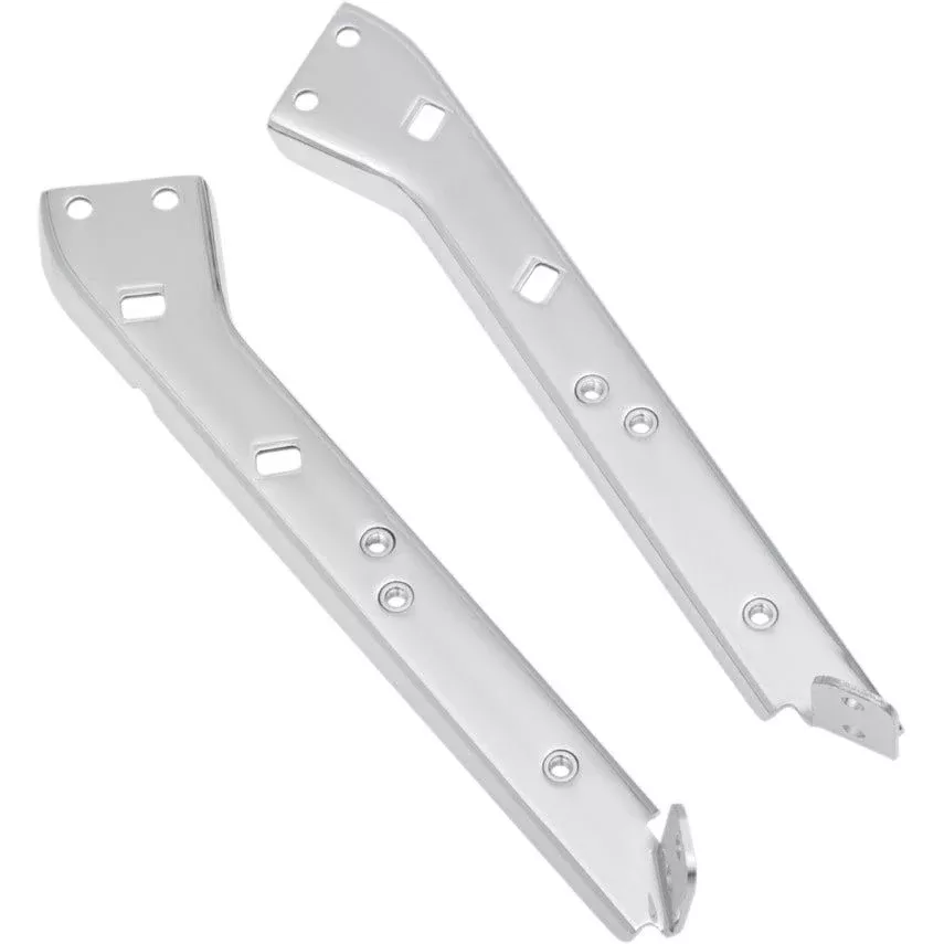 Drag Heavy Duty Saddlebag Support Chrome BracketsHarley FLH FLT 85-08