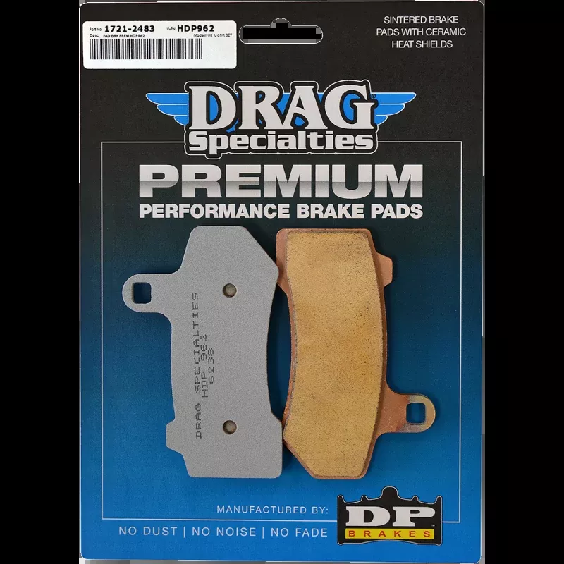 DRAG PREMIUM FRONT BRAKE PADS HARLEY DAVIDSON MODELS