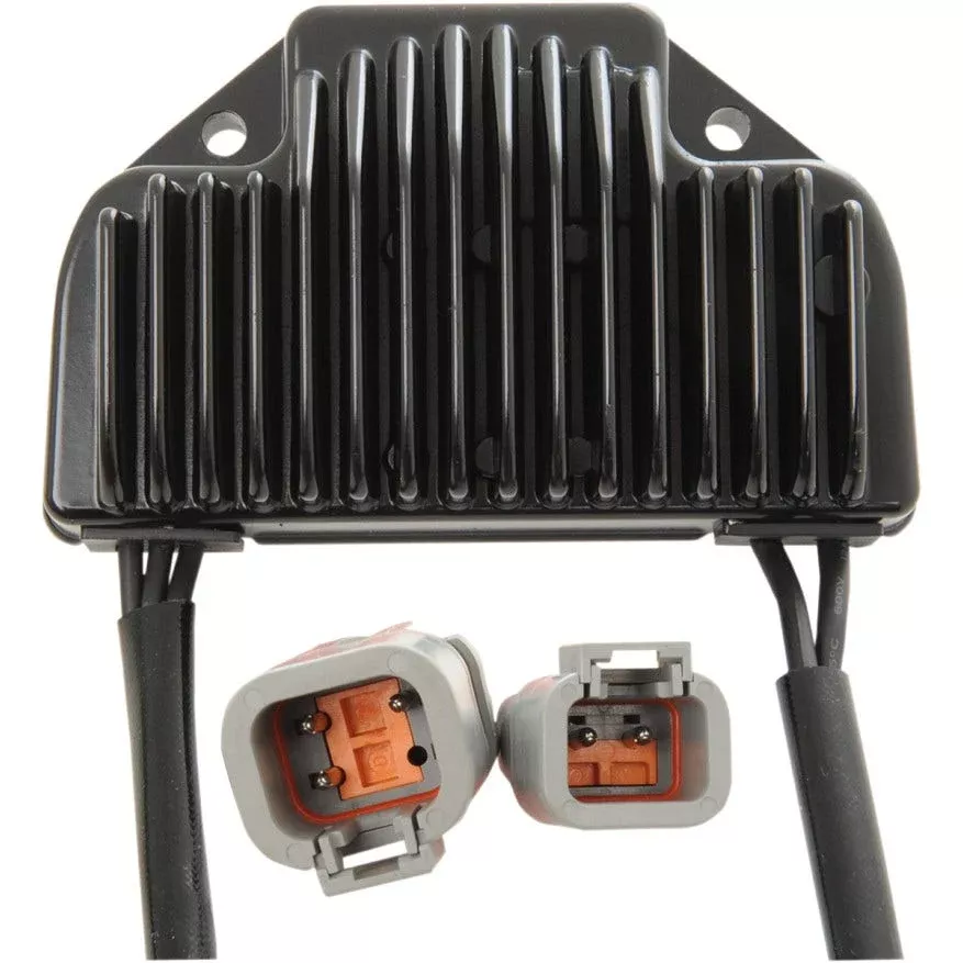 Drag Solid State Black Voltage Regulator Harley 04-05 Dyna FXD/WG Repl 74631-04