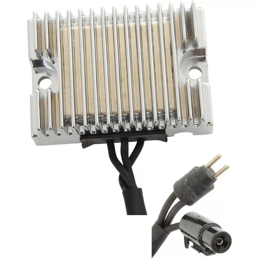 Drag Solid State Chrome Voltage Regulator Harley 94-03 Sportster XL Rep 74523-94