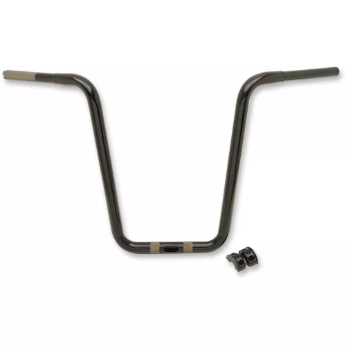 Drag Specialties 1-1/4" 18" Ape Hangers Handlebars for 2015-2020 Harley FLTR - Gloss Black