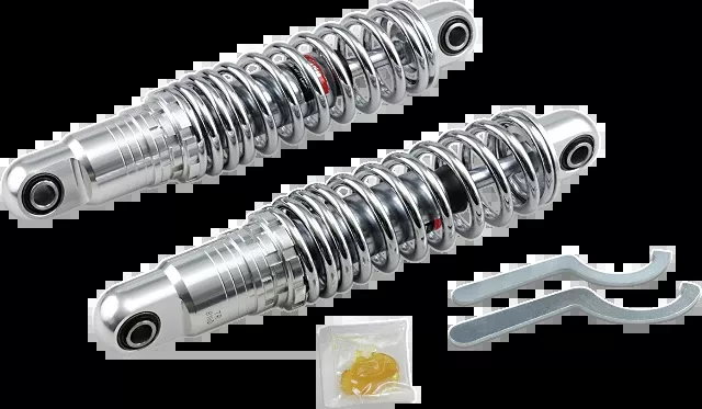 Drag Specialties 12" Heavy Duty Rear Premium Shocks 1984-2023 Harley Touring