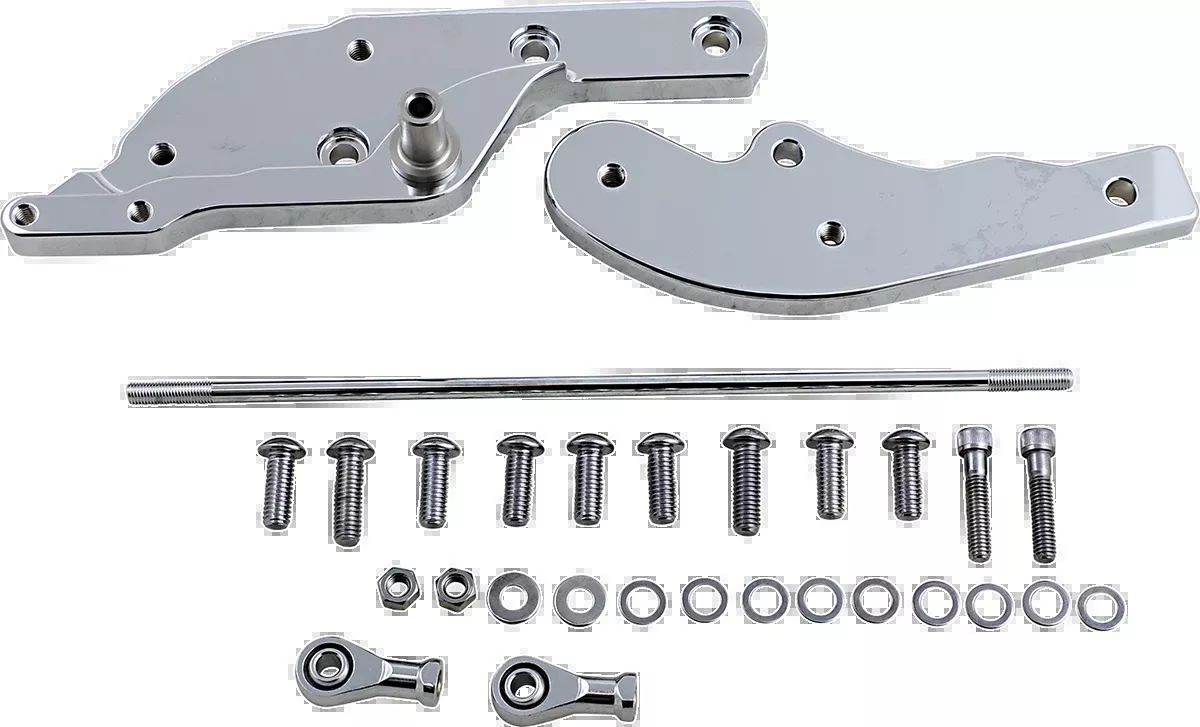 Drag Specialties +3" Chrome Forward Control Extension Kit 2018-25 Harley Softail