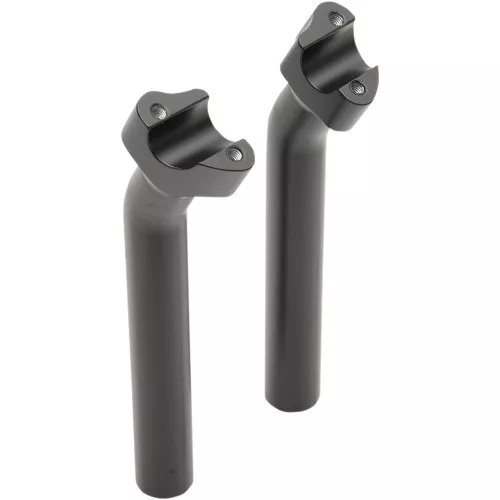 Drag Specialties 9" Pullback Buffalo Handlebar Risers - Flat Black