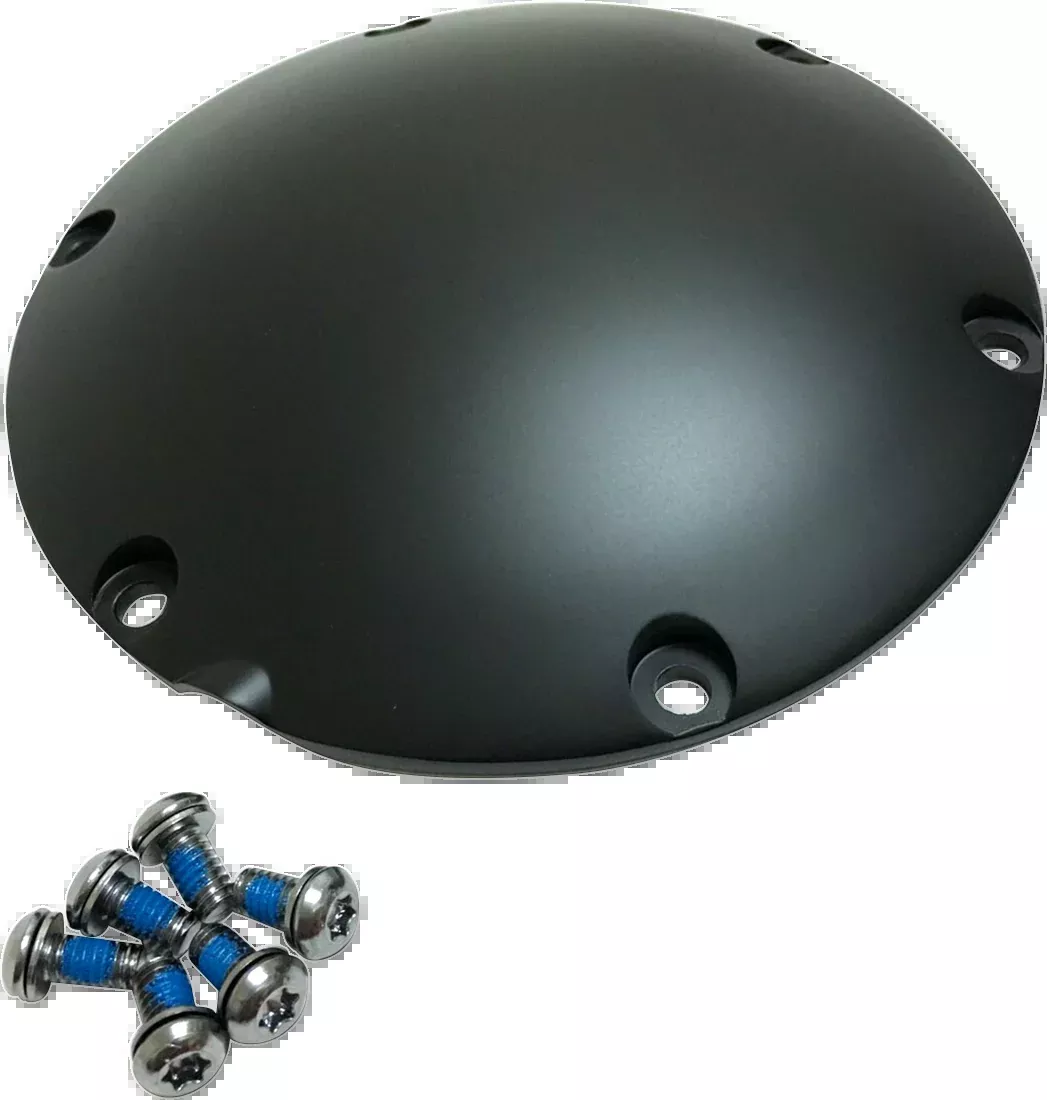 Drag Specialties Black 6 Hole Derby Cover 2004-2022 Harley Davidson Sportster