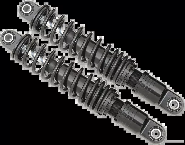 Drag Specialties Black Rear 11" Premium Shocks 1984-2025 Harley Touring FLHR