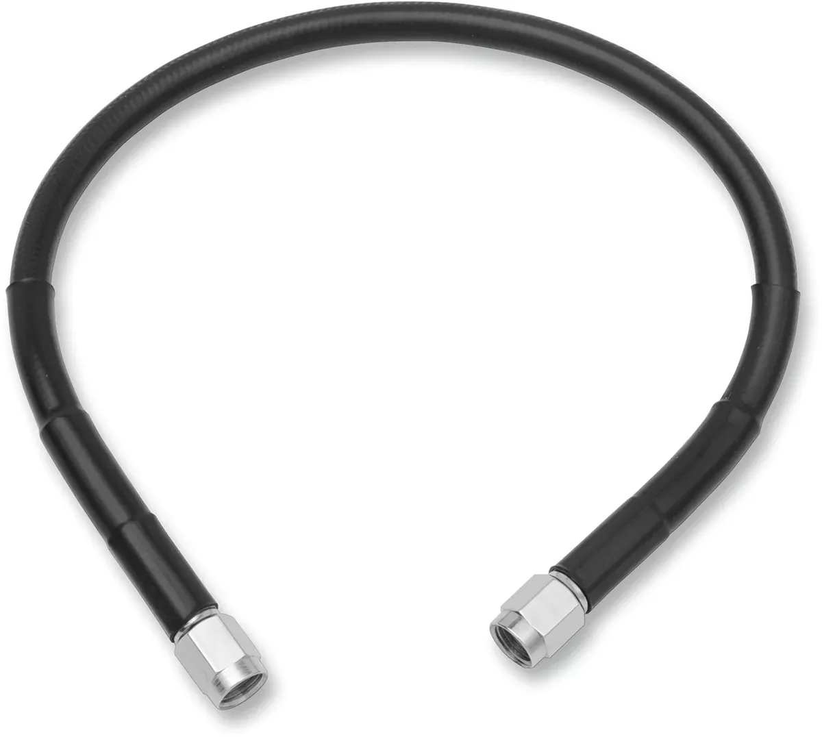 Drag Specialties Black Vinyl 19" Rear Brake Line fits Harley Davidson