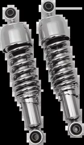 Drag Specialties Chrome 13" Standard Rear Shocks 1984-2025 Harley Touring Models
