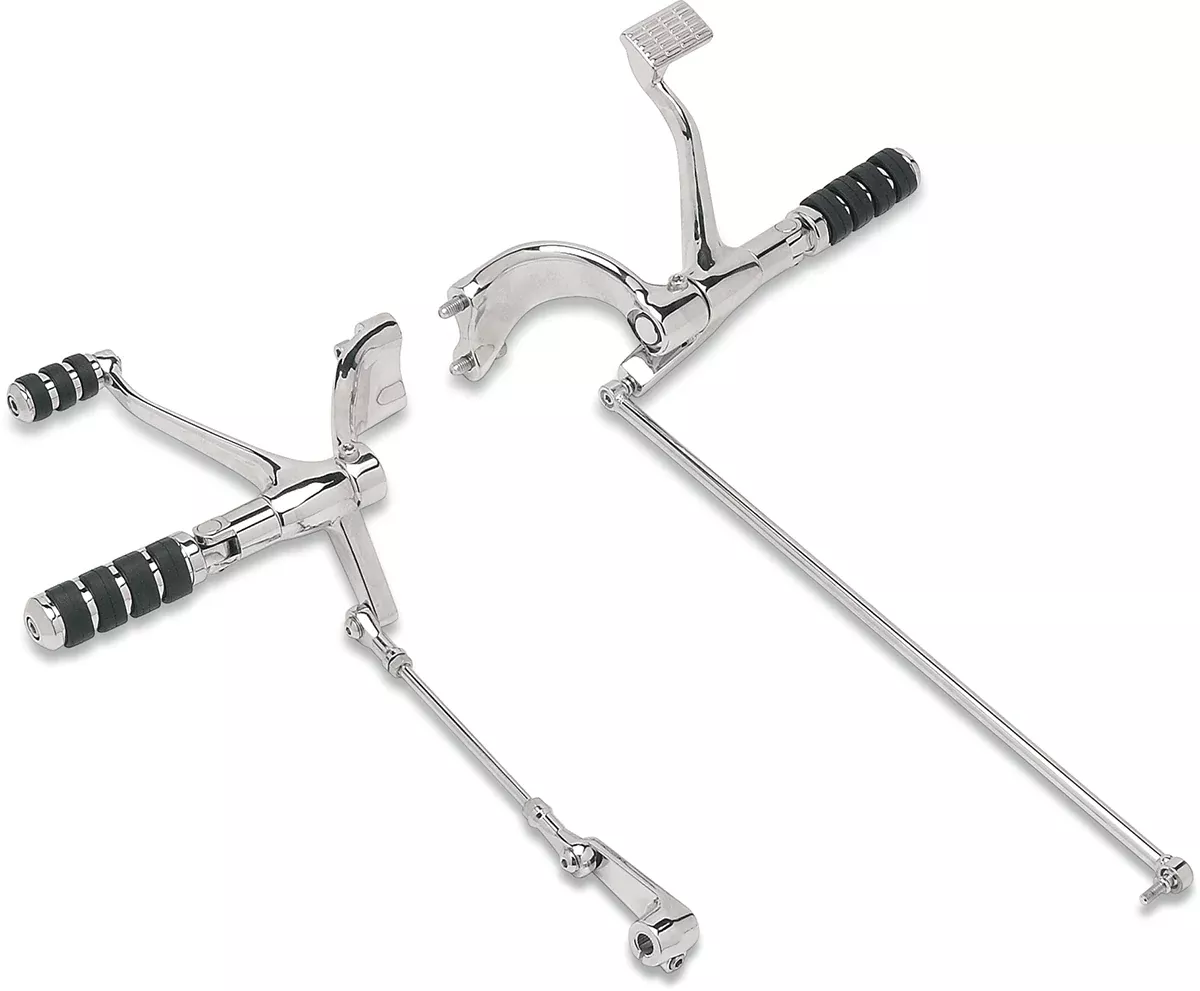 Drag Specialties Chrome Forward Control Kit 2004-2013 Harley Sportster Models
