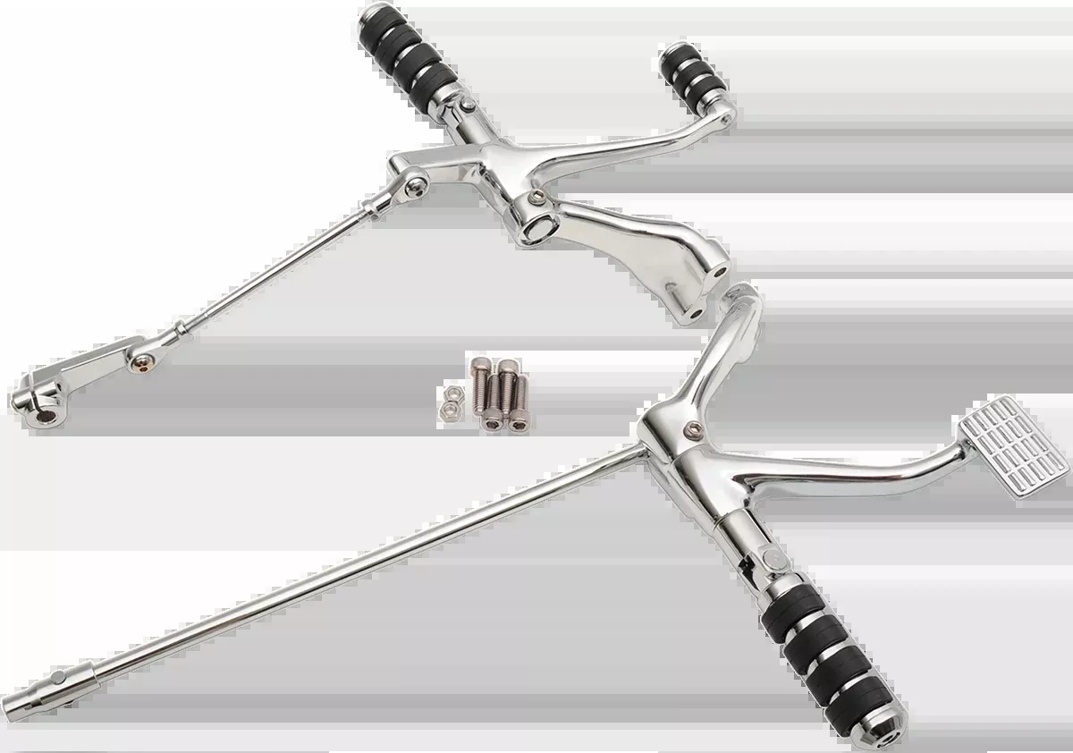 Drag Specialties Chrome Forward Control Kit for 2014-2022 Harley Sportster