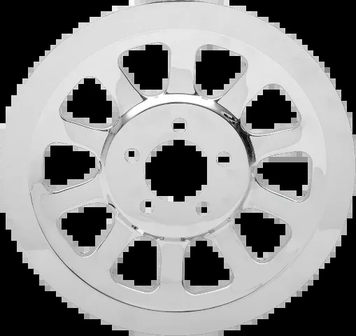 Drag Specialties Chrome Rear Outer Pulley Cover fits 2007-2017 Harley Dyna FXDL