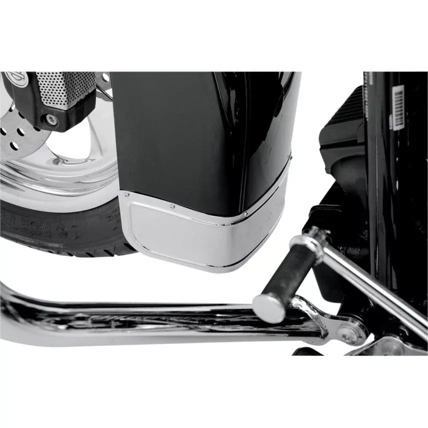Drag Specialties Chrome Smooth Front Fender Skirt for Harley 84-13 FLT, FLHT
