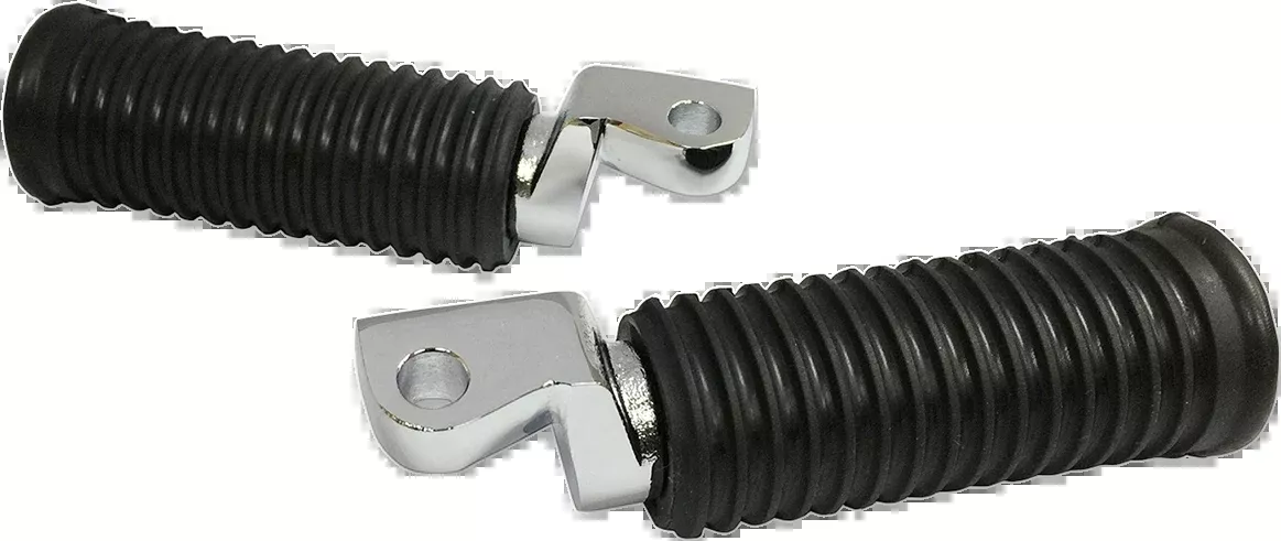 Drag Specialties Chrome Soft Ride Folding Foot Pegs for 2008-21 Harley Sportster