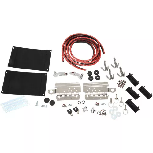 Drag Specialties Complete Saddlebag/Lid Hardware Kit for 2014-2020 Harley Touring Models