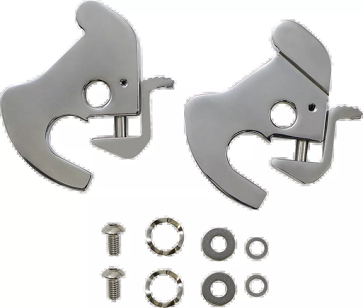 Drag Specialties Detachable Sissy Bar Sideplate Latch Kit for Harley Davidson
