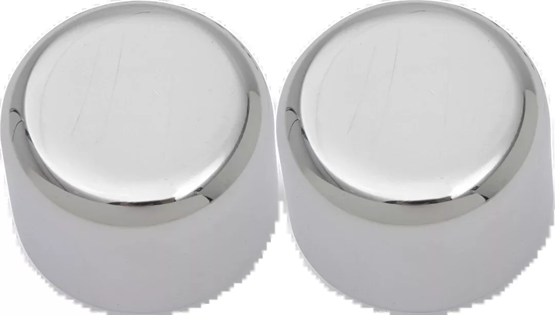 DRAG SPECIALTIES Docking Covers - Short - Chrome - C77-0100C