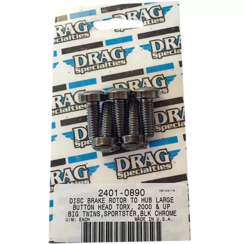 Drag Specialties Front Rotor Hardware Bolts for Harley