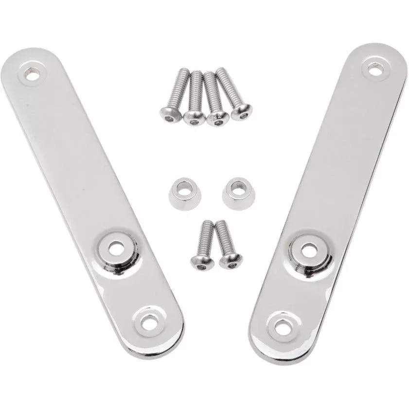 Drag Specialties HotTop Designs Chrome Turn Signal Relocation Mounts Harley FLH/T