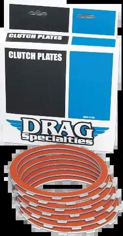 Drag Specialties Organic Clutch Plate Kit for 1984-90 Harley Davidson Sportster