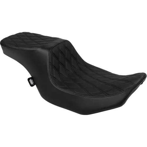 Drag Specialties Predator 2-Up Seat for 2024 Harley Touring* - Double Diamond