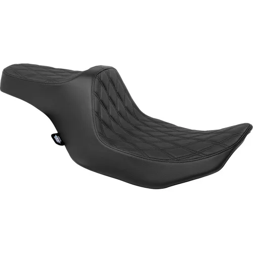 Drag Specialties Predator III 2-Up Seat for 2024 Harley Touring* - Double Diamond