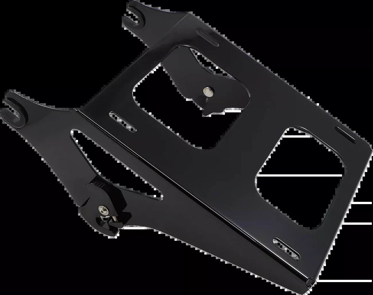 Drag Specialties Quick Detach Black Tour Pack Mount for 2014-2026 Harley Touring