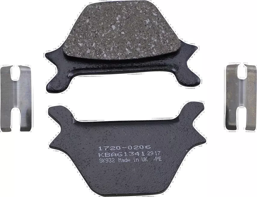 Drag Specialties Rear Motorcycle Brake Caliper Pads 1987-1999 Harley Softail