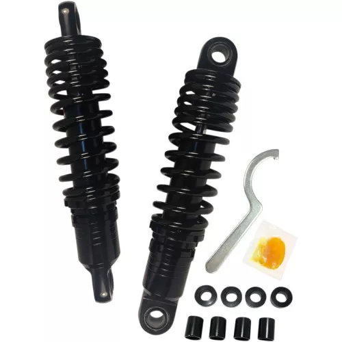 Drag Specialties Ride-Height Adjustable Shocks for 1979-2003 Harley Sportster and FXR