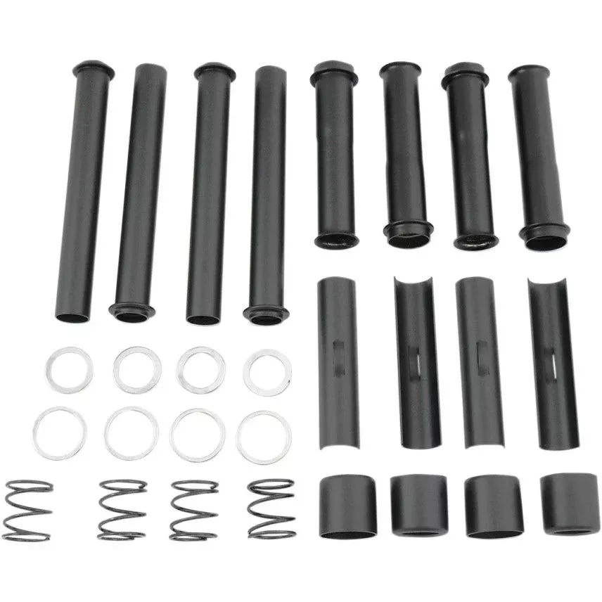 Drag Specialties Satin Black Pushrod Tubes for Harley Evolution Big Twins 84-99